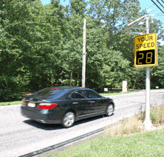 SafePace 400 speed display sign