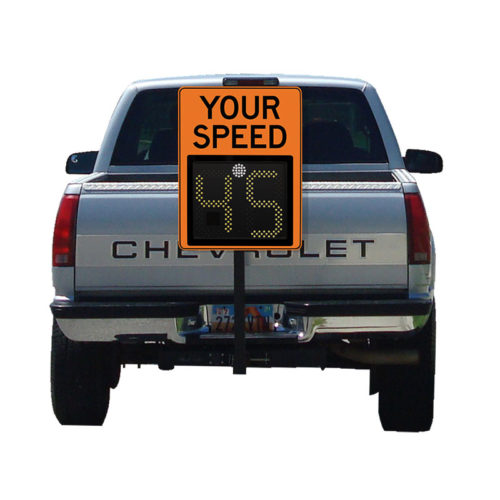 SafePace Radar sign and hitch mount