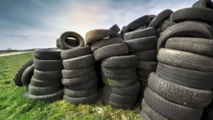 Recycled tires