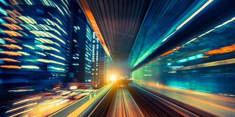 ITS America 2018 Busy city streets at night