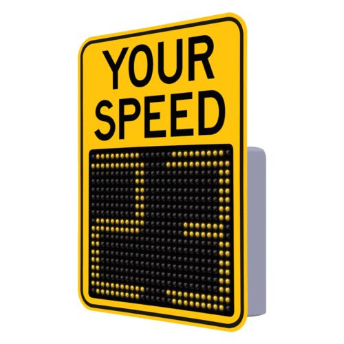 SafePace Evolution 12FM Flashing Radar Sign