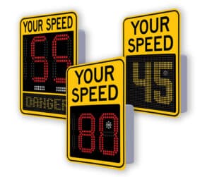 radar speed signs