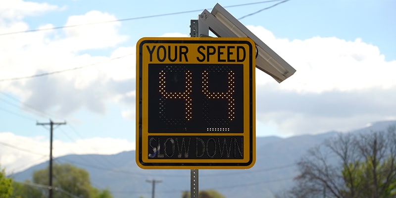 70% Speed Reduction in Speeding with Evolution Radar Signs